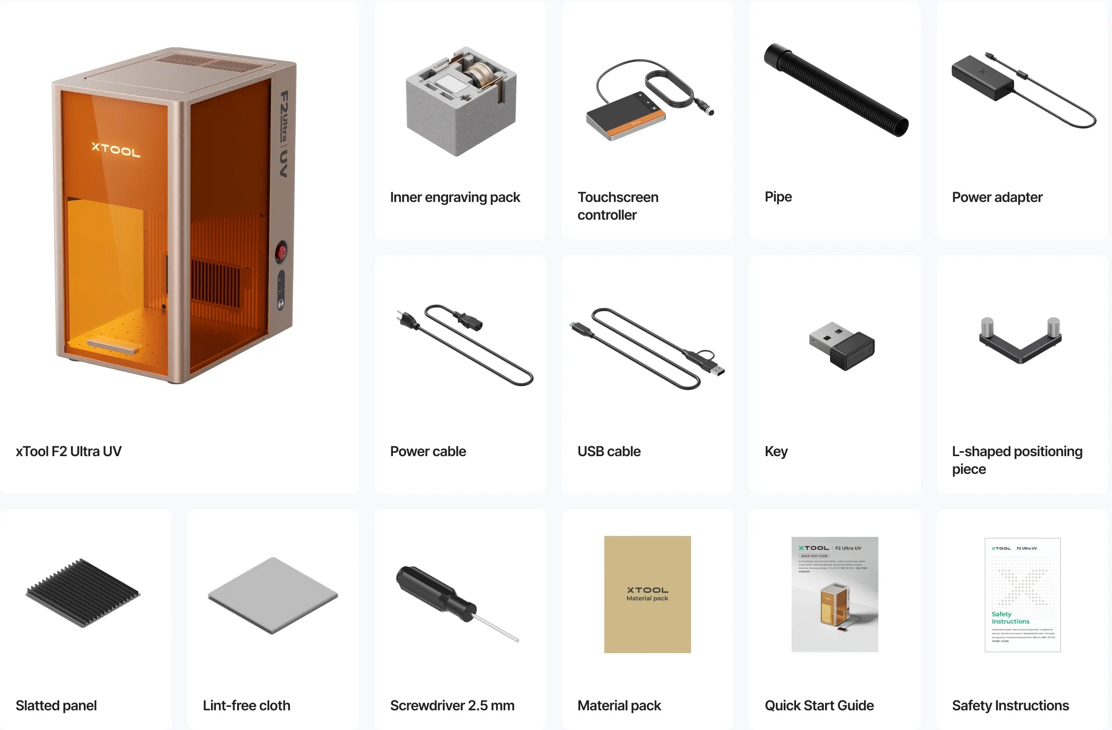 [Pre-Order] xTool F2 Ultra UV 5W UV Laser Engraver